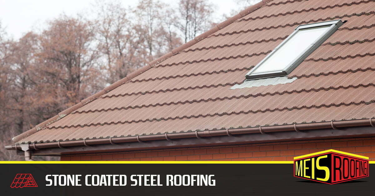 Stone coated steel roofing